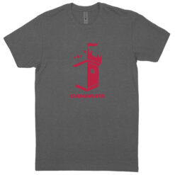 Camarata Castle Charcoal/Red Tee